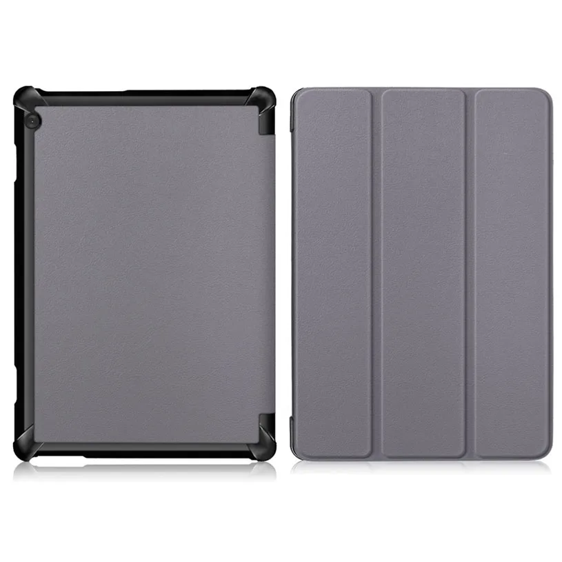 Grey Тонкий чехол для lenovo Tab M10 TB-X605F TB X605F TB-X505F 10," чехол с магнитной подставкой из искусственной кожи чехол для планшета lenovo Tab M10 - Цвет: Grey