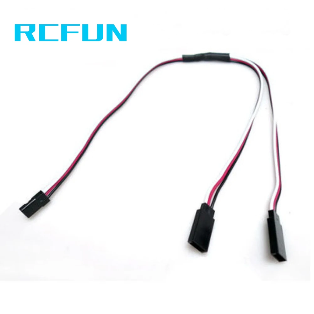 Rc RCFUN 4 шт. TeamFc 30 см 50 RC Servo удлинитель Y провод кабель для JR Futaba модель S144 | Игрушки и