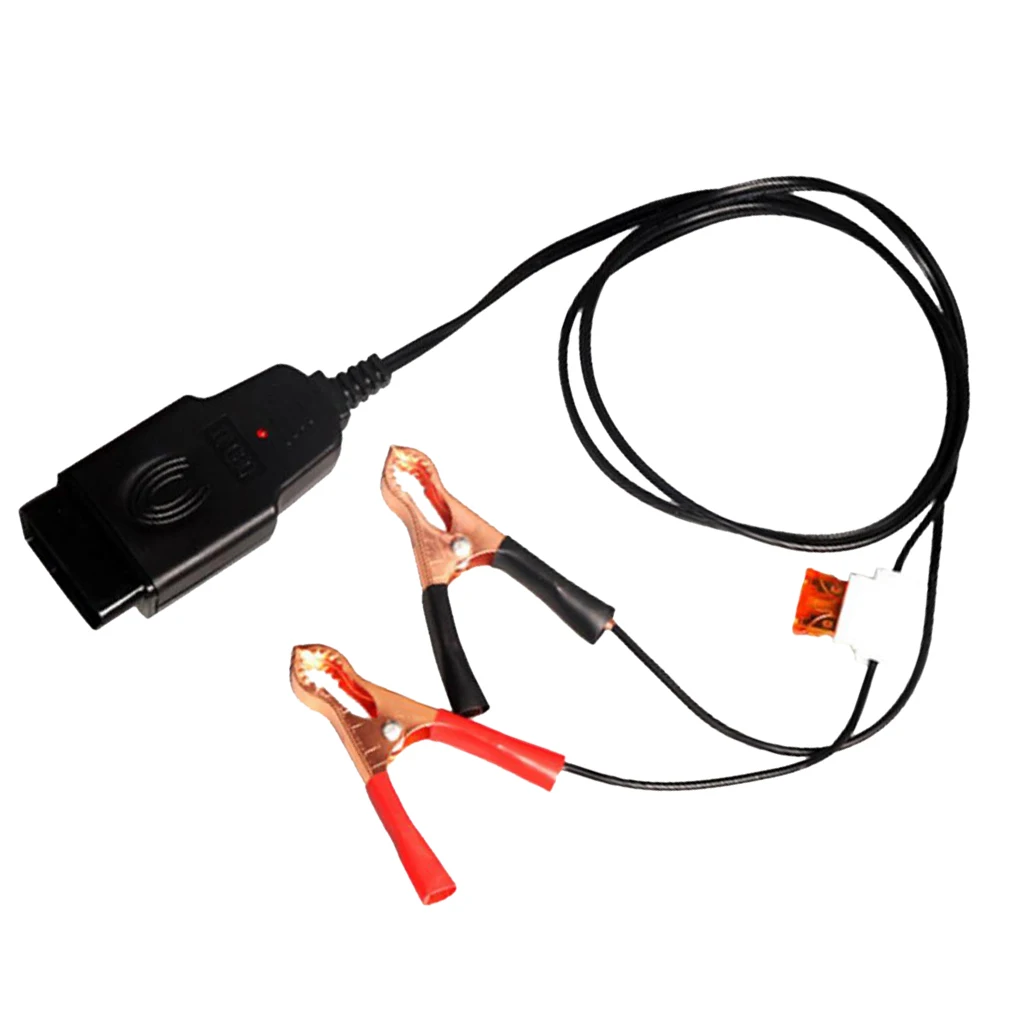 12V защищенный зажим крокодил OBD2 разъем Мощность кабель автомобилей ECU памяти