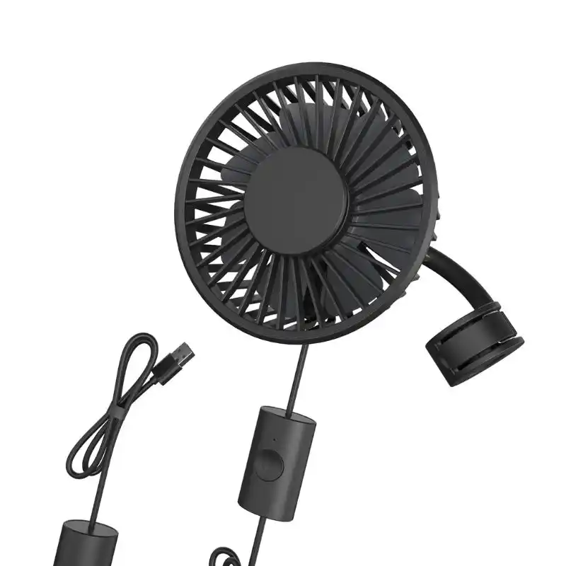 車ファン360度回転トラック車後部座席のヘッドレスト3速度冷却usb扇風機w91f Heating Fans Aliexpress