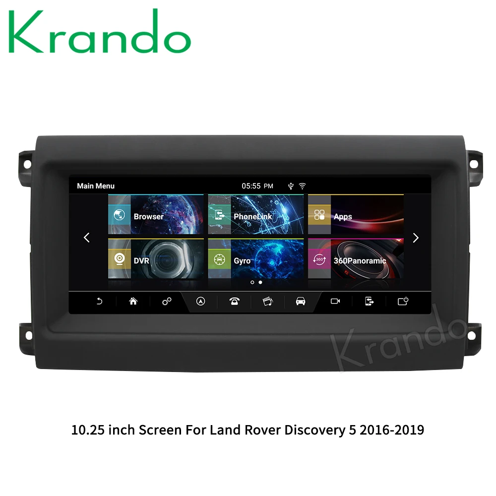 Автомобильный радиоплеер Krando мультимедийный плеер на Android 10 25 4 Гб ОЗУ 64 ПЗУ для Land