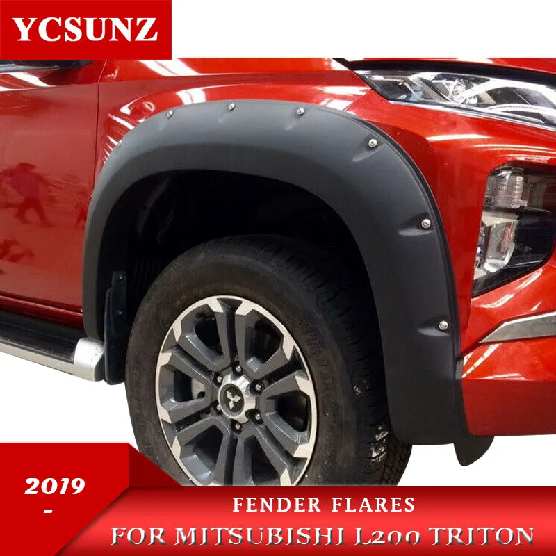 Колесные арки крыло факела брызговик для Mitsubishi L200 Triton Ram 1200 Strada Strakar Варвара с гайками двойная кабина