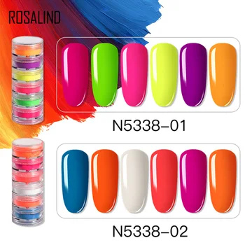 

New candy phosphor 6 colors a set of manicure jewelry Pearl halo dyed mermaid ji highlight powder