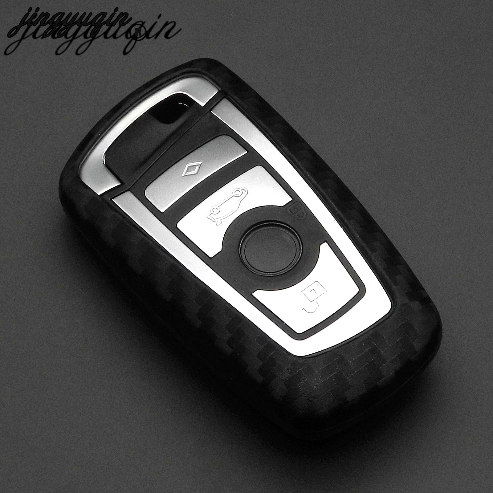 Чехол для ключей jingyuqin из углеродного волокна чехол Bmw New 520 525 f30 f10 F18 118i 320i 1 3 5 7 Series
