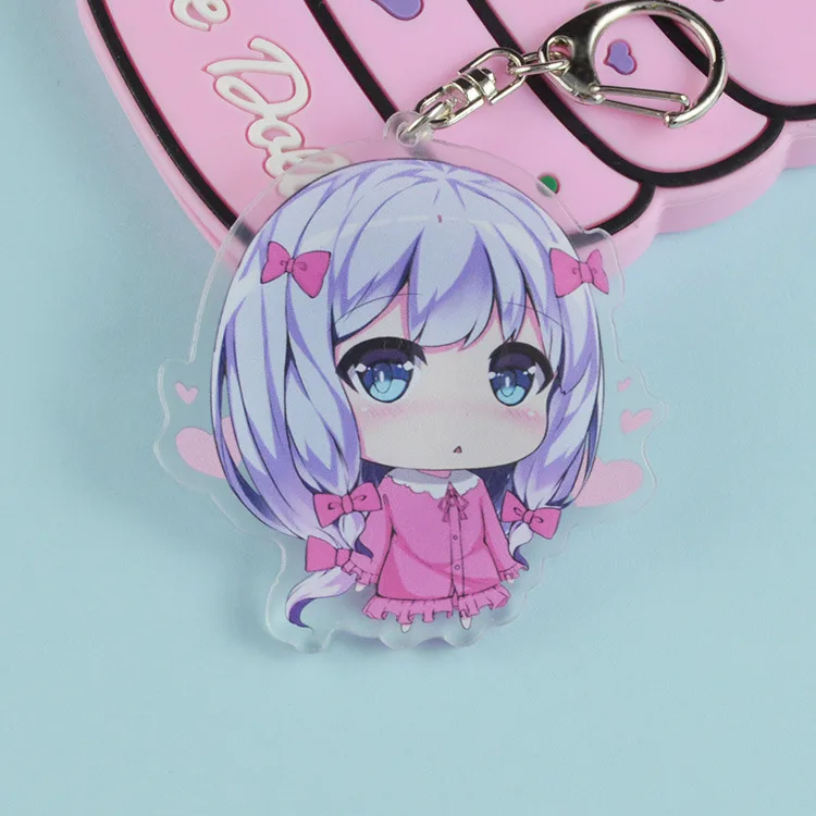 Желтый человек, учительница, связанная с подвесная игрушка Izumi пряжа тумана Qianshou деревенский знак Yamada Гоблин акриловый брелок