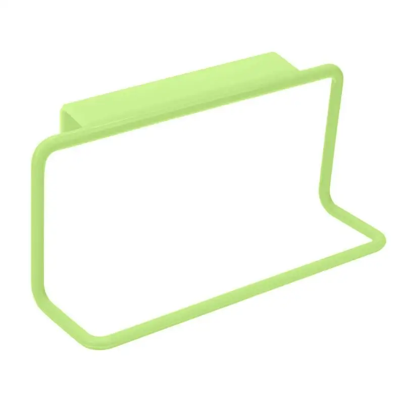 Кухонный органайзер, вешалка для полотенец, подвесной держатель для ванной комнаты, шкаф, вешалка, полка для кухонных принадлежностей, аксессуары - Цвет: Зеленый