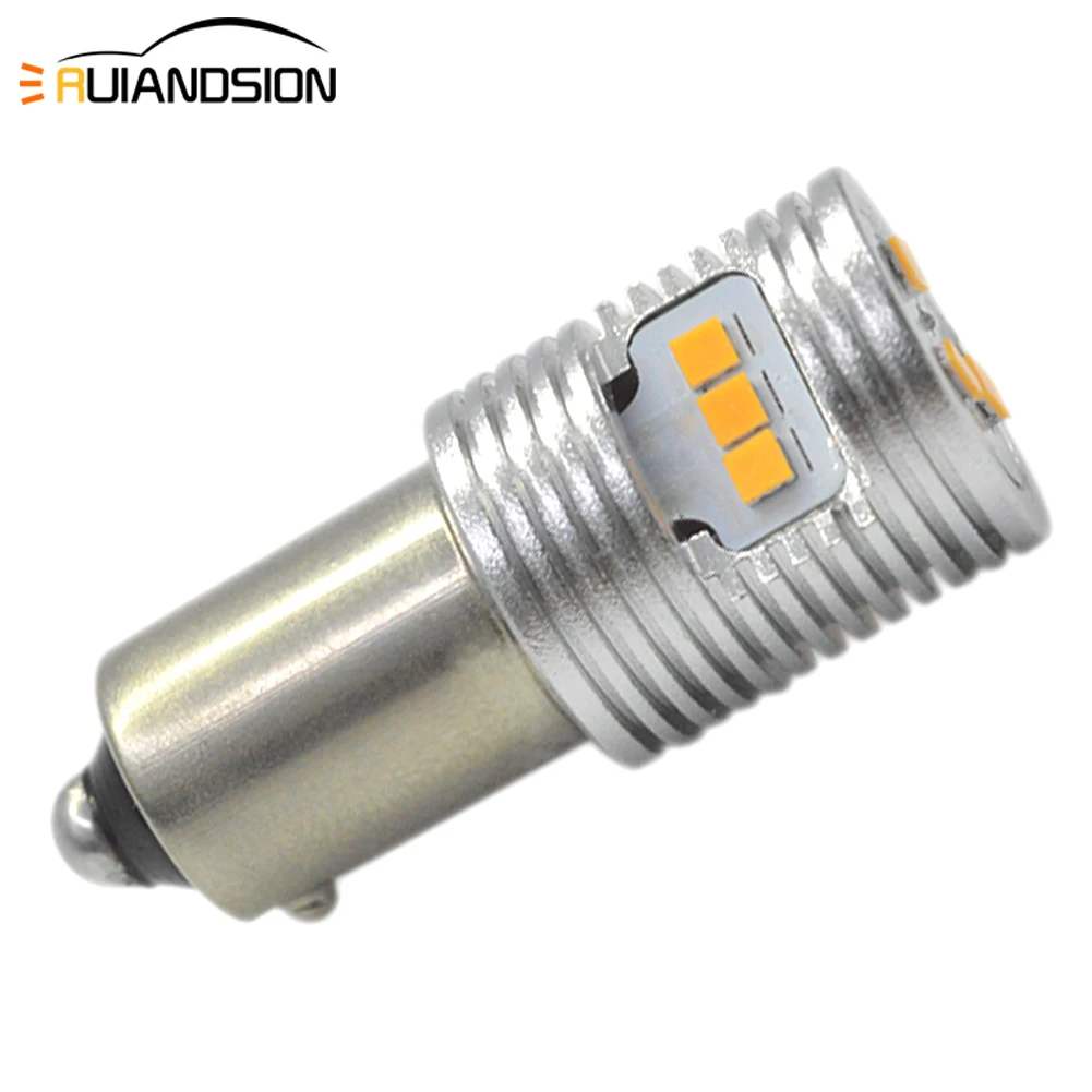 4 Вт AC/DC 12 2V BA9S 9SMD светодиодными кристаллами CSP лампы T4W BAX9S H21W BAY9S Canbus светодиодный