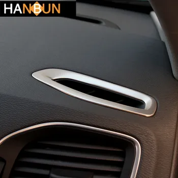 

Car Styling Dashboard Air Conditioning Outlet Frame Decoration Sticker Trim For Volvo S60 V60 2012-17 Interior Accessories