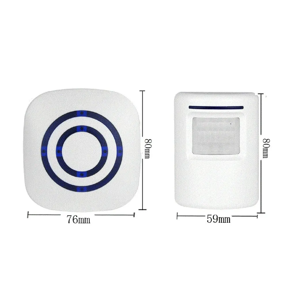 0256 Waterproof Wireless Digital Doorbell with Sensor Infrared Detector
