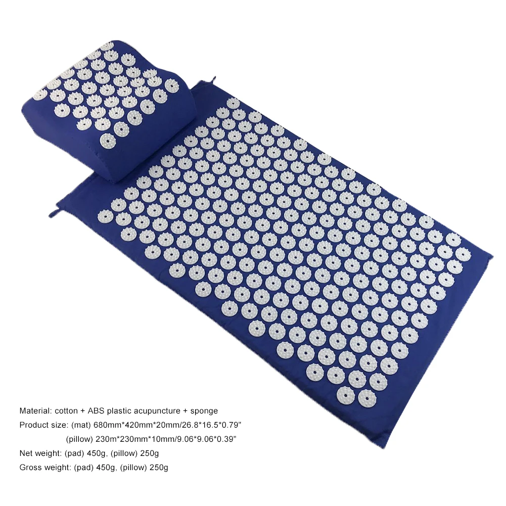 Массажер подушка Акупрессура снимает боль в спине тела шип коврик с подушкой - Цвет: 04