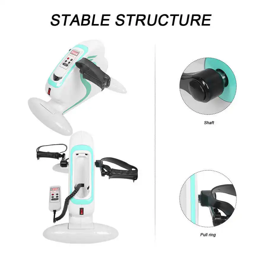Electric Rehabilitation Machine Elderly Leg Arm Exercise Training Bike Body Recovery Fitness Slimming with LCD Screen EU Plug 6