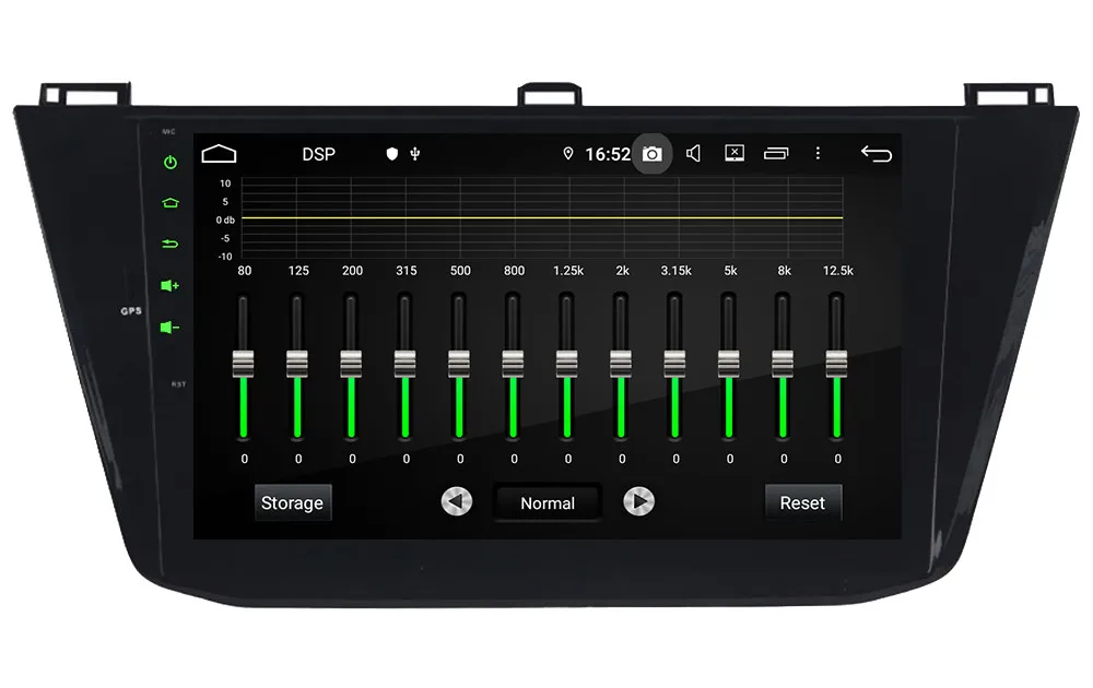 Klyde 10," ips 4G Android 9,0 Восьмиядерный 4 Гб ОЗУ 64 Гб ПЗУ DSP автомобильный DVD мультимедийный плеер стерео для Volkswagen Tiguan L
