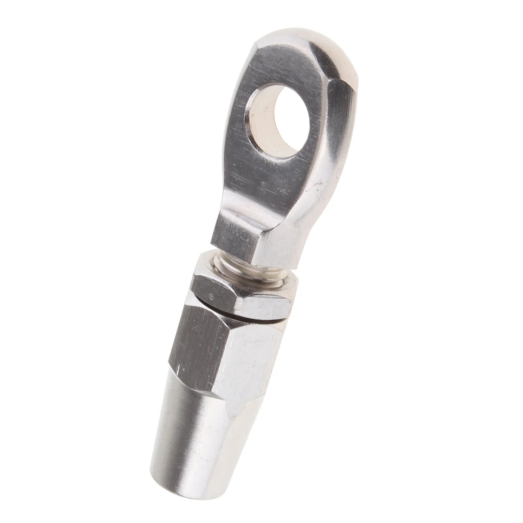 316 Marine Grade Stainless Steel Swageless Eye Terminal For 8mm Wire Rope