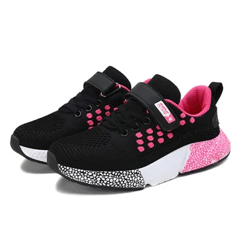 

2019 New Spring Kids Shoes Mesh Color Matching Children's Tennis Breathable Sport Shoes Fashion Footwear Girls Boys Sneakers