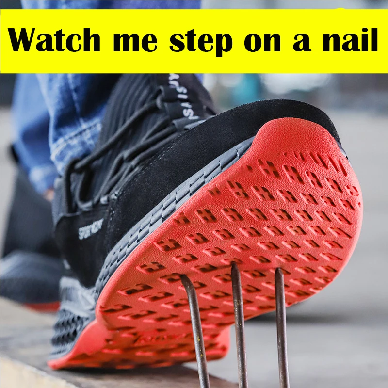 Мужская Рабочая защитная обувь для мужчин и женщин мужские защитные ботинки со