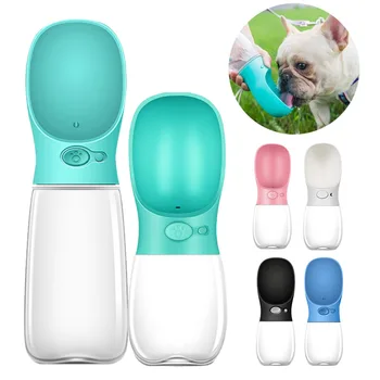 Pet Dog Water Bottle Feeder Bowl 350/550ml Portable Water Food Bottle Pets Outdoor Travel Drinking Dog Bowls Water Bowl For Dogs 1