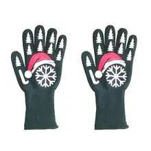 Высокая Температура барбекю перчатки для Пособия по кулинарии и выпечки, длинные рукава предплечья защиты 72XF