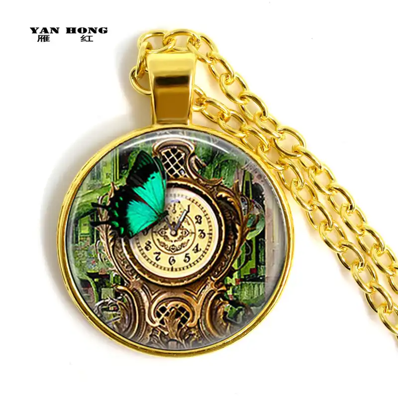 Стимпанк Гравитация Фолс загадки шифр счета ожерелье колесо Доктор Кто стекло Мужские астролябы женщин Подвеска для лучших друзей HZ1