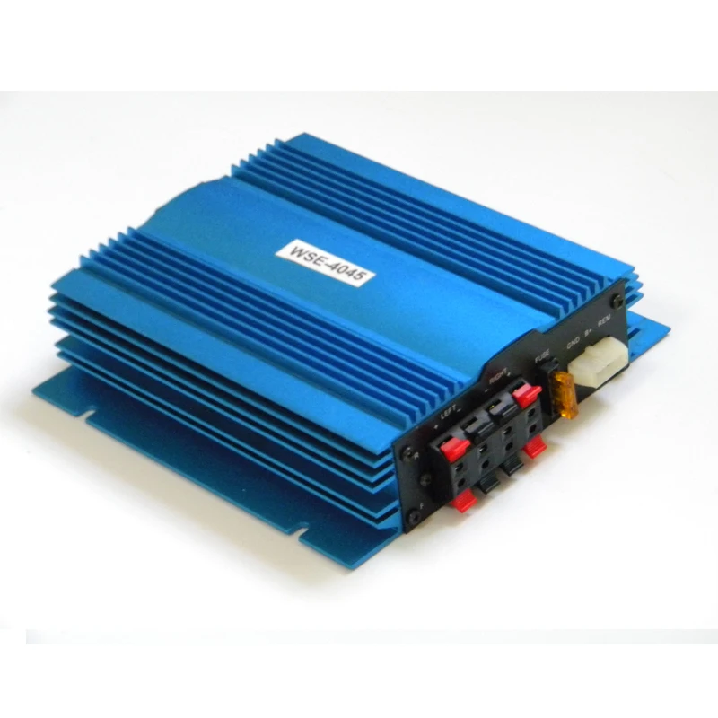 New Arrival 4 Channel 12 V 800 watts Class AB Car Amplifier Blue Audio High Input Voltage Car Boost Amplifiers