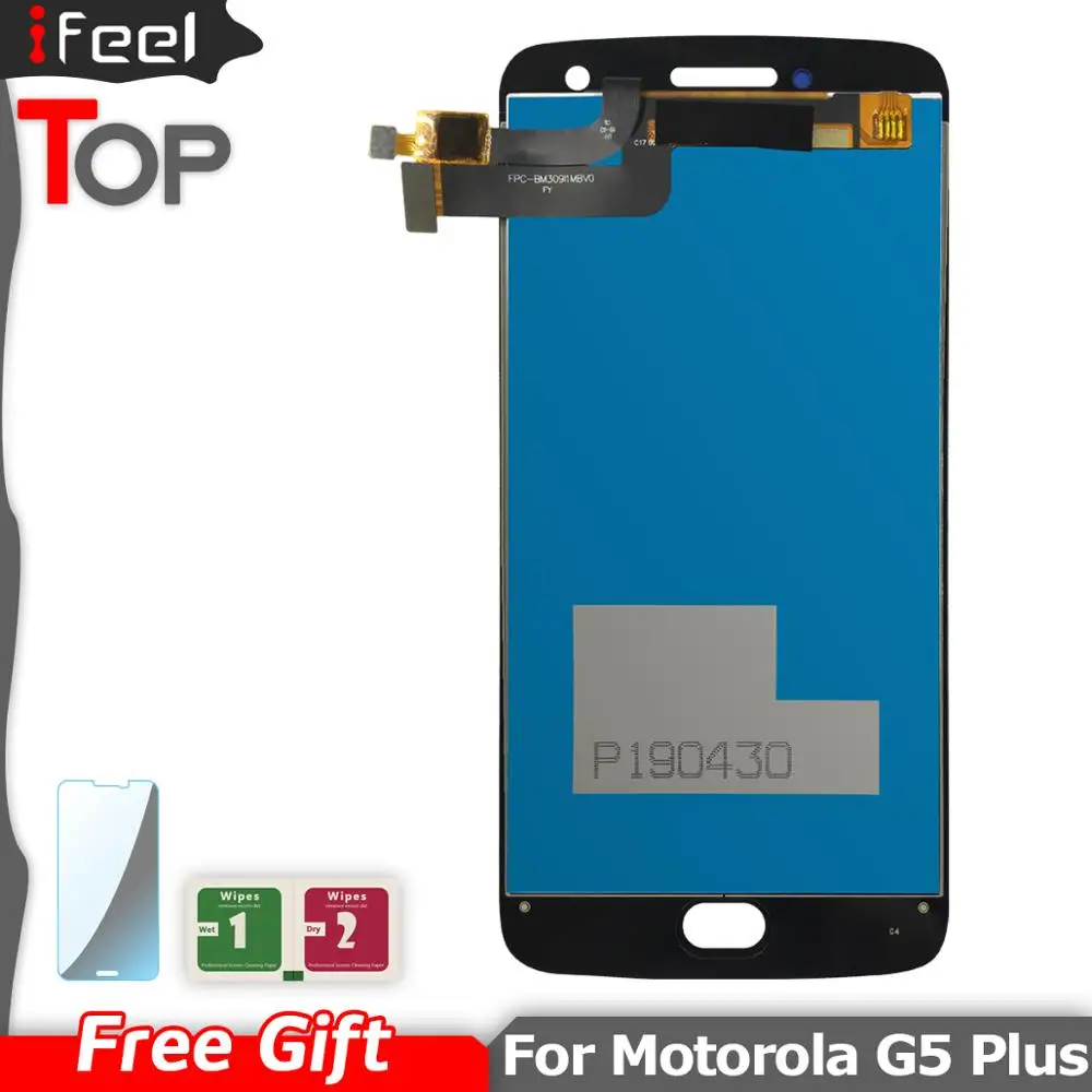 Продажа 100% протестированный рабочий ЖК дисплей для Motorola Moto G5 Plus XT1684 XT1685 XT1687 XT1686 XT1683 ЖК дисплей кодирующий преобразователь сенсорного экрана в сборе