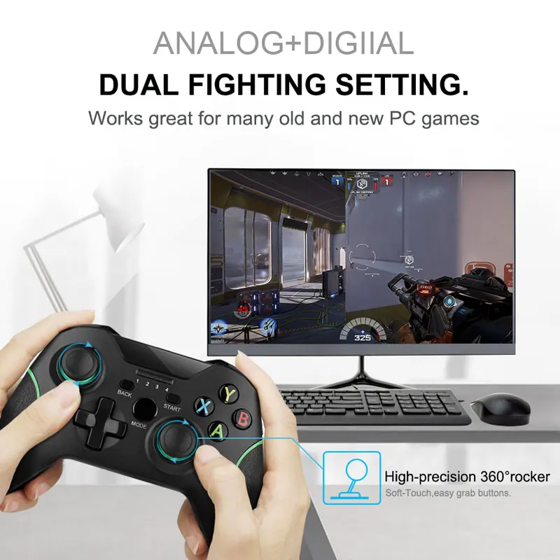 BT 5.0 Wireless Gamepad Android Mobile Cell Phone Control Accessories  Joystick Game Controller For Minecraft Genshin Pubg PPSSPP - AliExpress