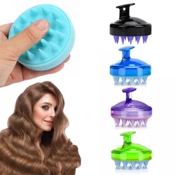 Brush Silica Gel  Scalp Massager Brush Care Tool Comb Shampoo Hair Washing Comb Shower Brush Bath Spa Slimming Massaging Brushes