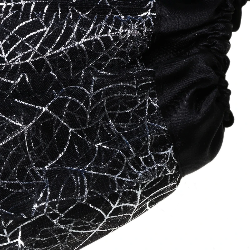

Toddler Kids Girls Metallic Spider Web Tutu Skirt LED Light Up Princess Hallowee