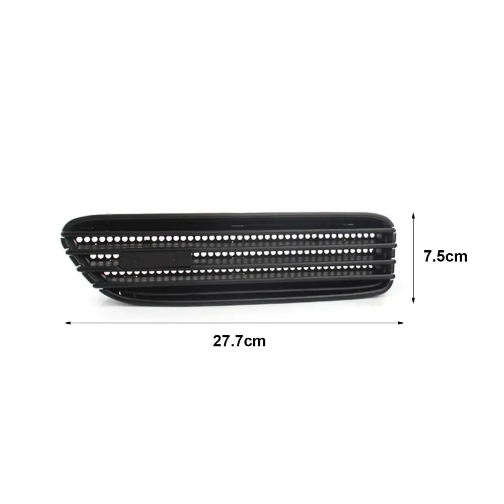 Car Grill Mesh 2Pcs Side Fender Vent Grill ABS Side Fender Air Flow Vent Grille Modification for BMW 3 Series M3 E46 2001-2006