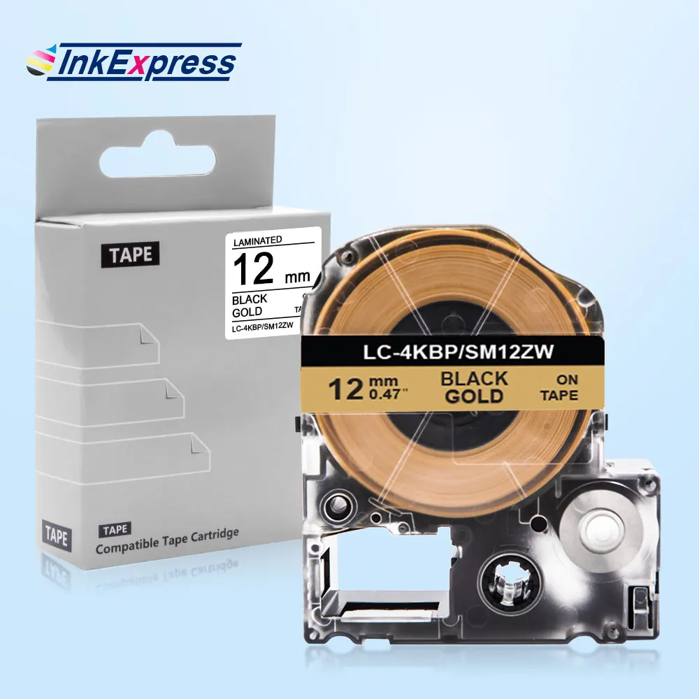 12mm Sm12zw Label Tape For Epson Sm12zw Labels King Jim Lc4kbp Tape