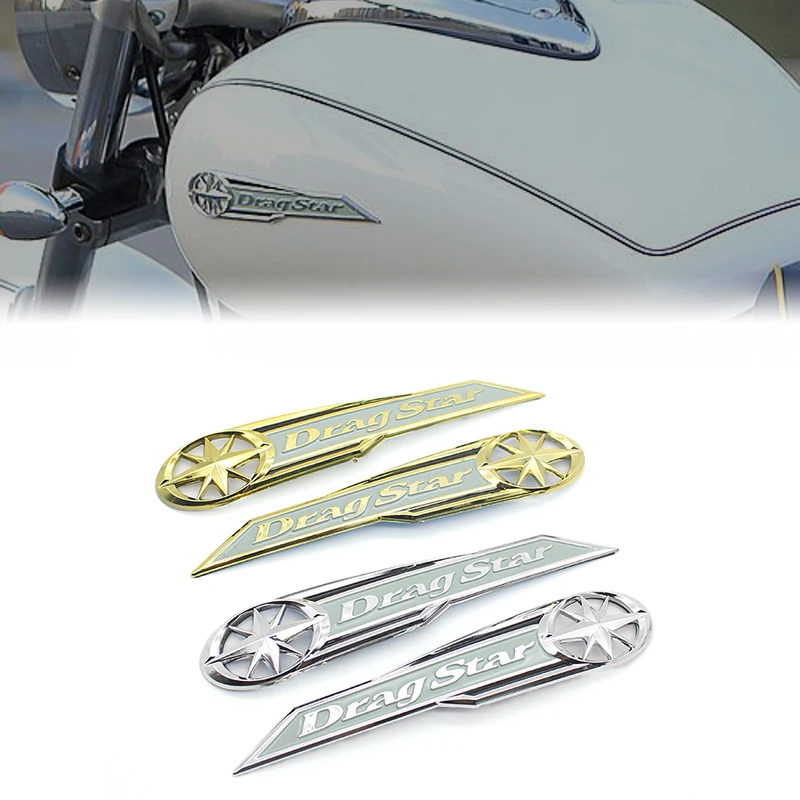 ACZ Мотоцикл 3D эмблема значок наклейка топливный бак наклейка бак протектор Наклейка для Yamaha Dragstar V-Star XV XVS400 650 1100