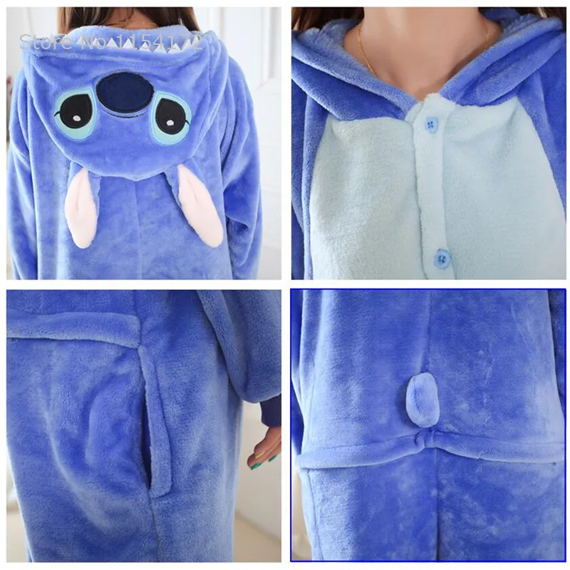 Пижама кигуруми пижама для косплея животных|stitch onesie pajamas|blue stitch onesiestitch |