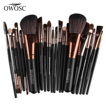 OWOSC 22Pcs Makeup Brushes Tool Set Cosmetic Powder Eye Shadow Foundation Blush Blending Natural Beauty Make Up Brush Maquiagem 1