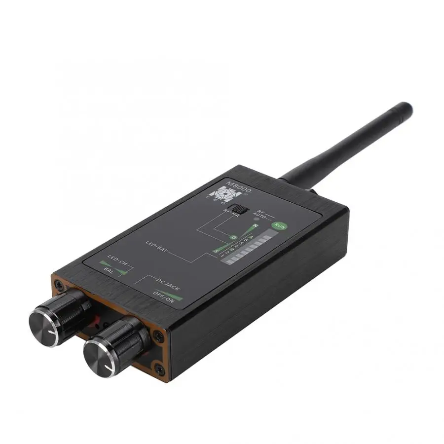 GPS Signal Finder 1MHz-12GH M8000 Antitracking Locator Monitor Auto Detector with LED Indicator(US 110-220V