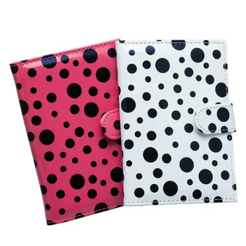 

Fashion Card Bag Women Dot Print PU Leather Passport Cover Dot Pattern Travel Passport Cover Wallet Credit Card Holder