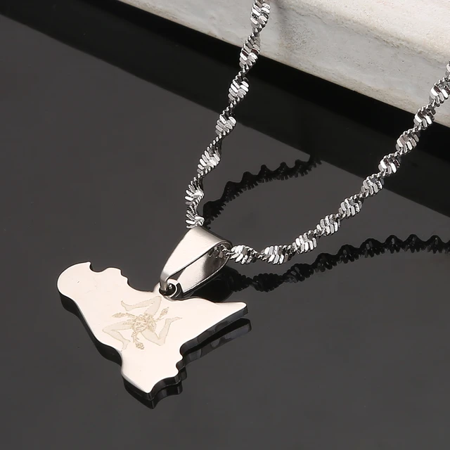 Pendentif homme luxe : collier en cristal pour homme I CASTELD