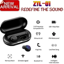 TWS беспроводные Bluetooth наушники с сенсорным управлением с микрофоном, Спортивная гарнитура, шумоподавление, Дополнительный внешний аккумулятор