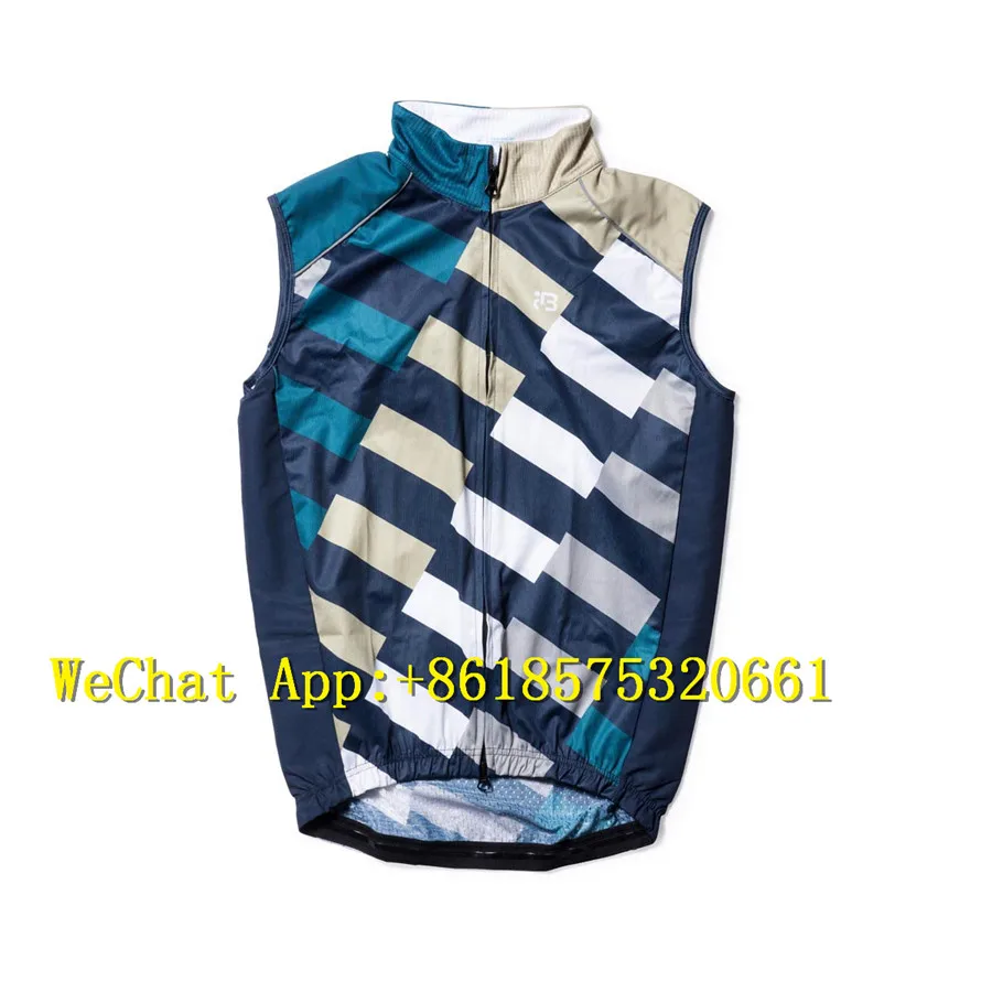 Windproof vest 1 Комплект для велоспорта Мужская одежда для велоспорта Одежда дышащая анти-УФ велосипедная одежда/короткий рукав Велоспорт Джерси нагрудник короткий комплект - Цвет: Windproof vest 1