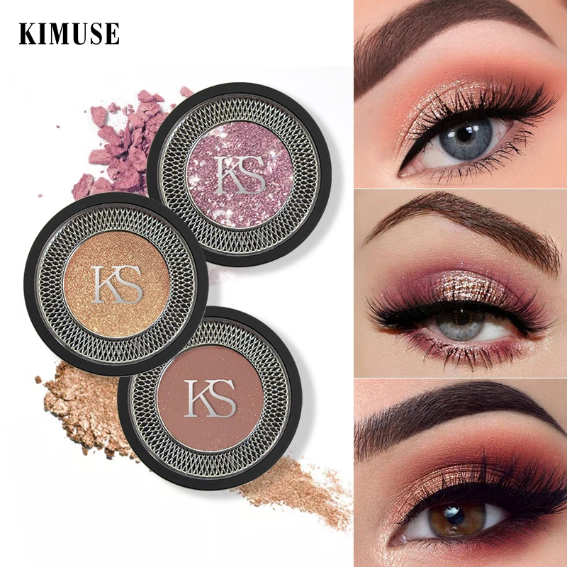KIMUSE 6 оттенков одиночные тени для век водостойкие натуральные матовые