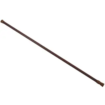 

Extendable Telescopic Spring Loaded Net Voile Tension Curtain Rail Pole Rods,70~120cm,Wood color