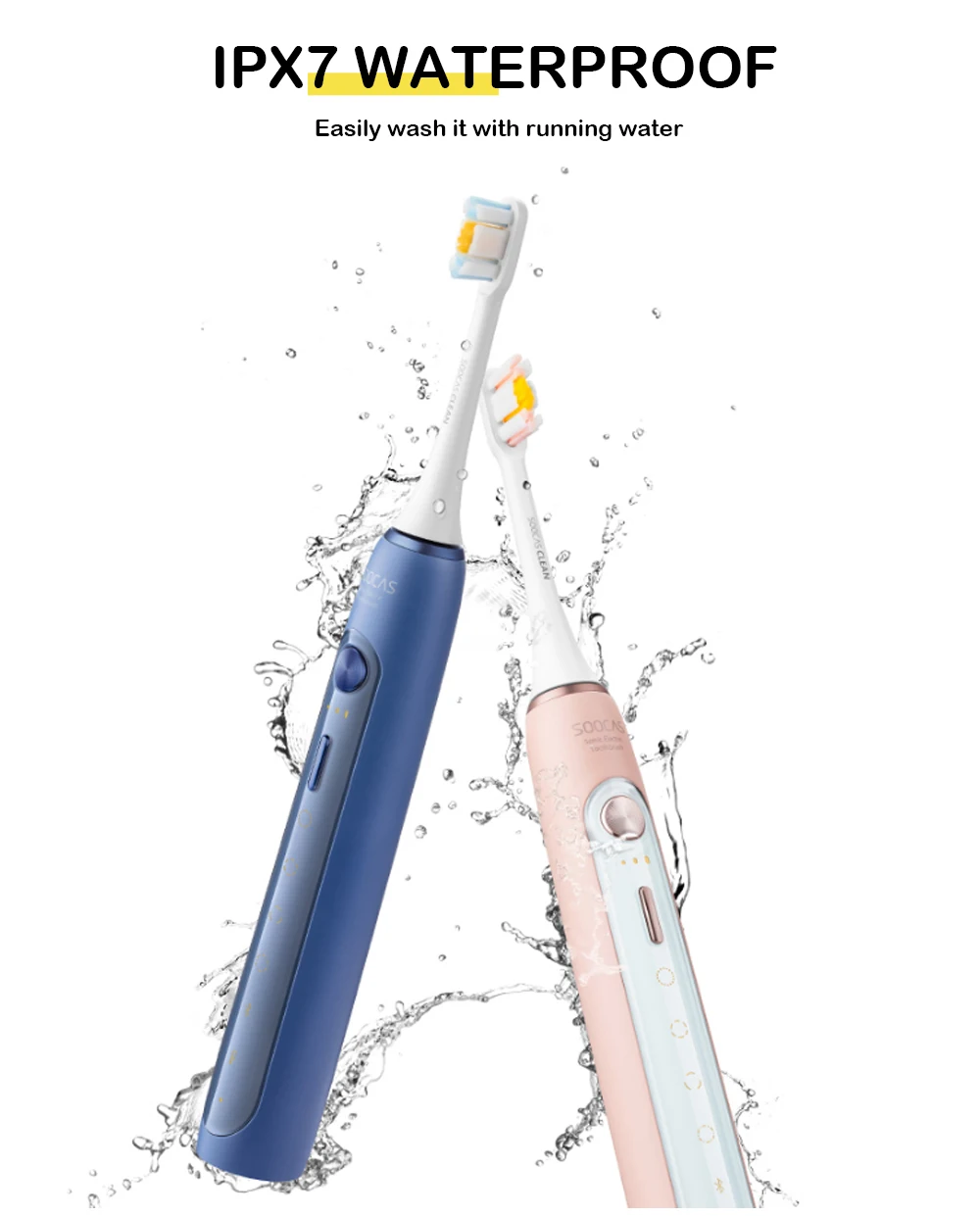 SOOCAS X5 USB Whitening Wireless Charging Electric Toothbrush from Xiaomi youpin