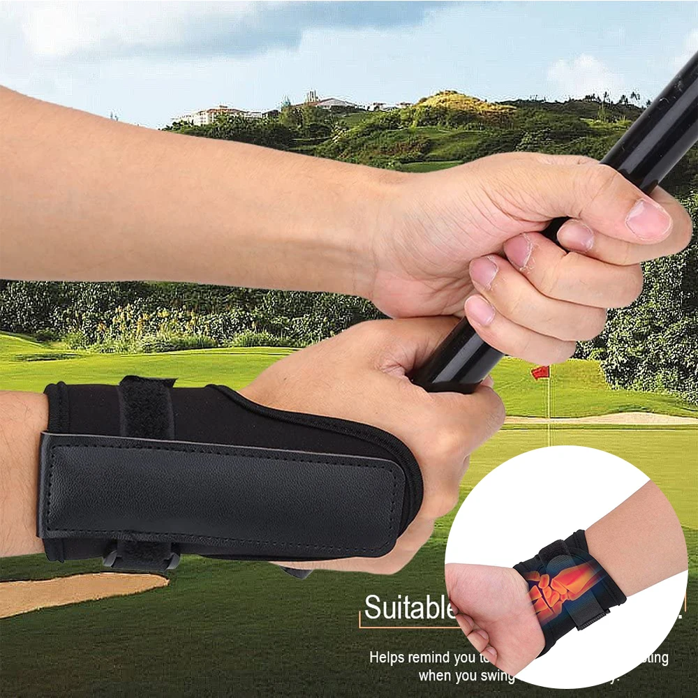 

New Golf Wrist Band Neoprene Golf Training Wrist Fixator Holder Swing Protector Corrector Brace Band Trainer Golf Accessories
