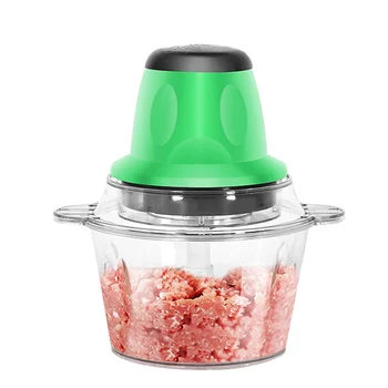 

2L Food Chopper Stainless Electric Kitchen Chopper Meat Grinder Shredder Steel Electric Household Processor Kitchen Tool-35
