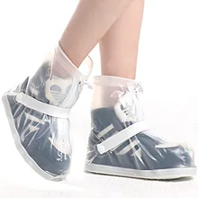 Couvre chaussures unisexe, noir, Transparent, réutilisable, avec fermeture éclair, pour bottes, unisexe, pour hommes et femmes