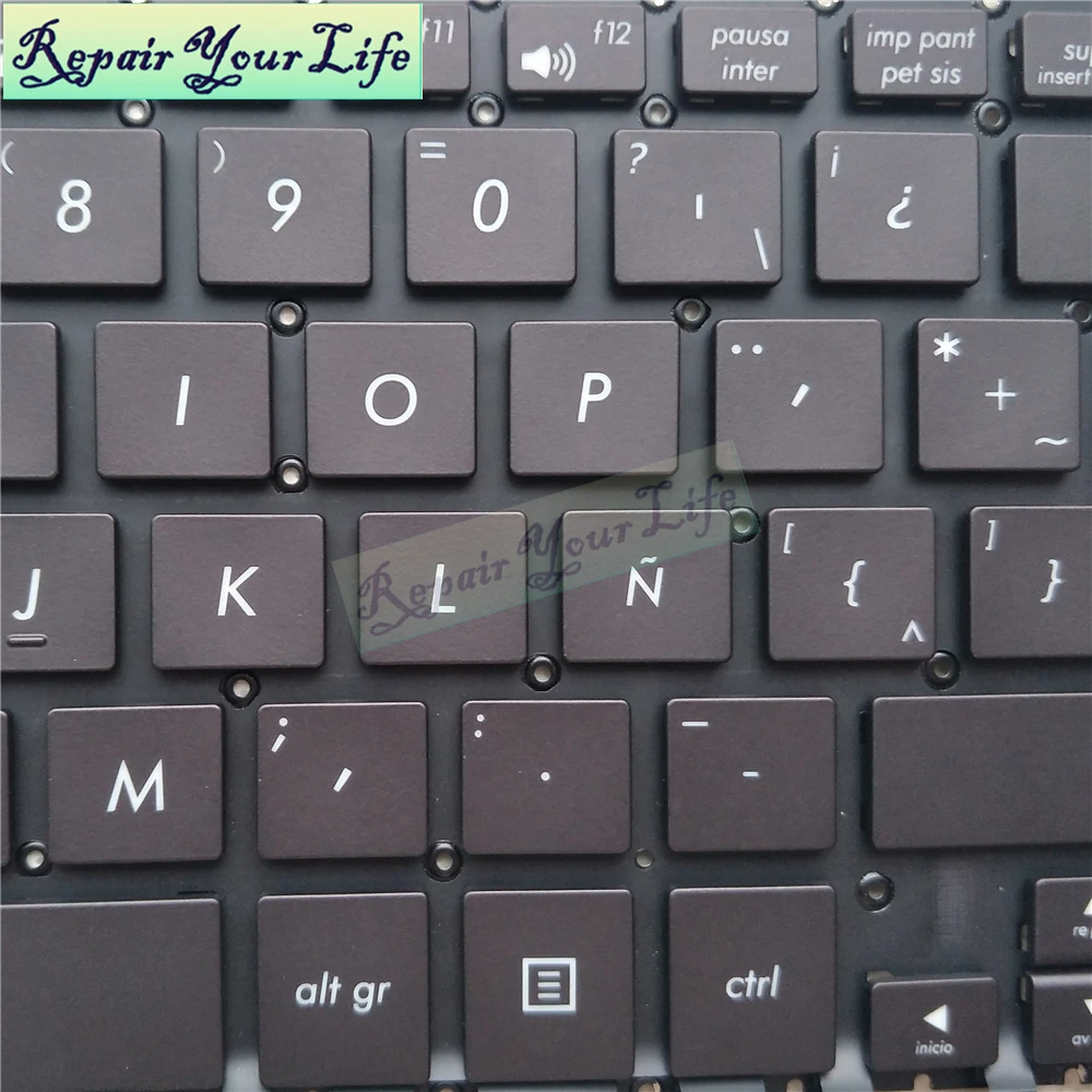 Latino Espanhol Teclado Retroiluminado para Asus Computador Portátil Zenbook Ux430 Ux430u Ux430ua Ux430uq Ux430un Teclados do Caderno 2627la00 Ux430 - Imagem 3
