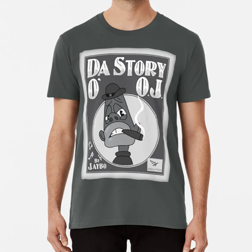 Da Story O' O.j. Stamp T Shirt Jay Z Jz The Of Oj O J Jaybo 4 44 444 | Мужская одежда