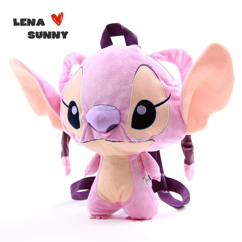 32 см Lilo& Stitch плюшевый рюкзак, детская Студенческая сумка Kawaii Stitch, сумка на плечо, кошелек, сумка