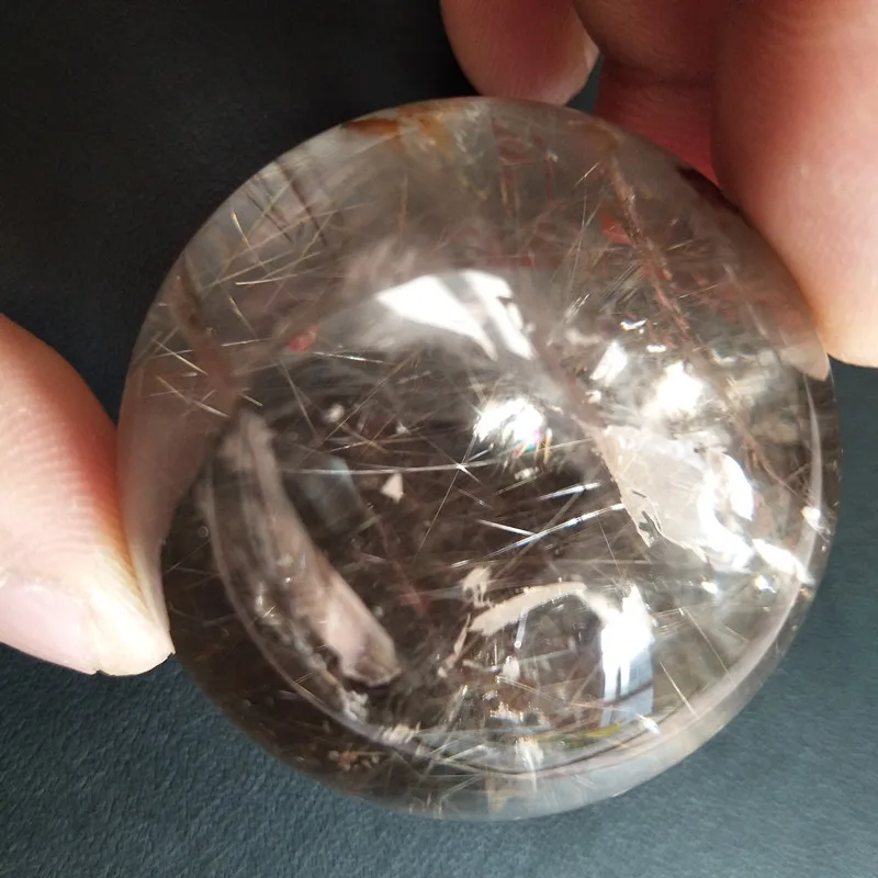 

A Natural stone Rutilated Quartz Crystal ball of high quality feng shui home decoration ball preferred