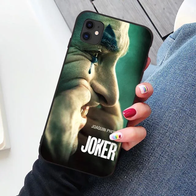 Черный Joker Joaquin Phoenix movie TPU Мягкий резиновый чехол для телефона чехол для iPhone 11 Pro Max 6 6S 7 7plus 8 8Plus X XS MAX XR