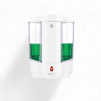 

Wall Mounted Contactless Plastic Automatic Sensor Liquid Soap Dispenser For Bathroom Kitchen Large Capacity 800ml