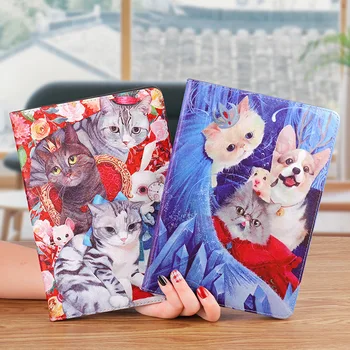 

Mgecd TPU For Apple New iPad 9.7 2017 Cover Solid Color Foldable Belt Bracket ipad case 10.2 Fall Proof